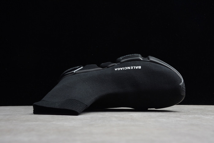 Ba*len*cia*ga speed trainer sneakers all black wt-9034