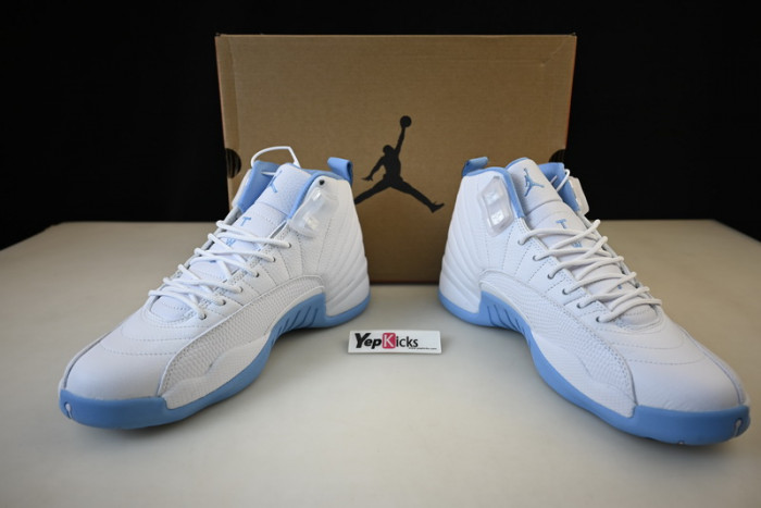 air jordan 12 retro white university blue 308243-142