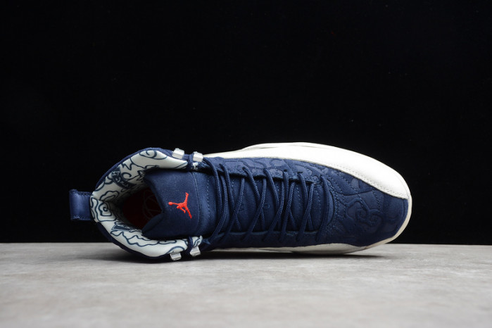 air jordan 12 retro international flight blue white bv8016-445