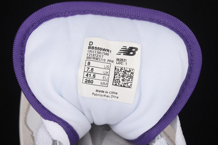 new balance 550 white purple bb550wr1