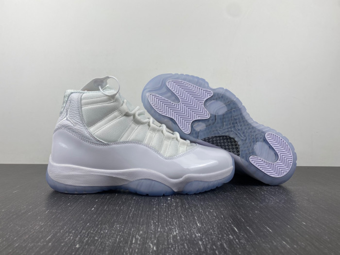 jordan 11 retro silver anniversary sneakers