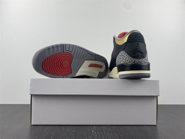 air jordan 3 “black gold” ck9246-067