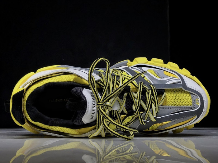 Ba*len*cia*ga track trainer gray yellow w09o5 8129