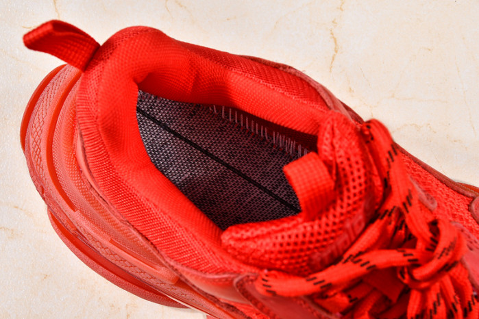 Ba*len*cia*ga triple s trainers clear sole trainer red w09o5 8125