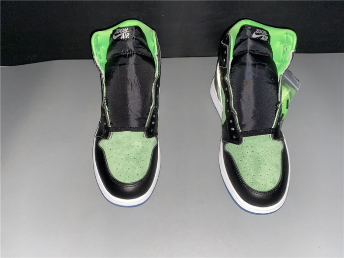 air jordan 1 high zoom “rage green” ck6637-002