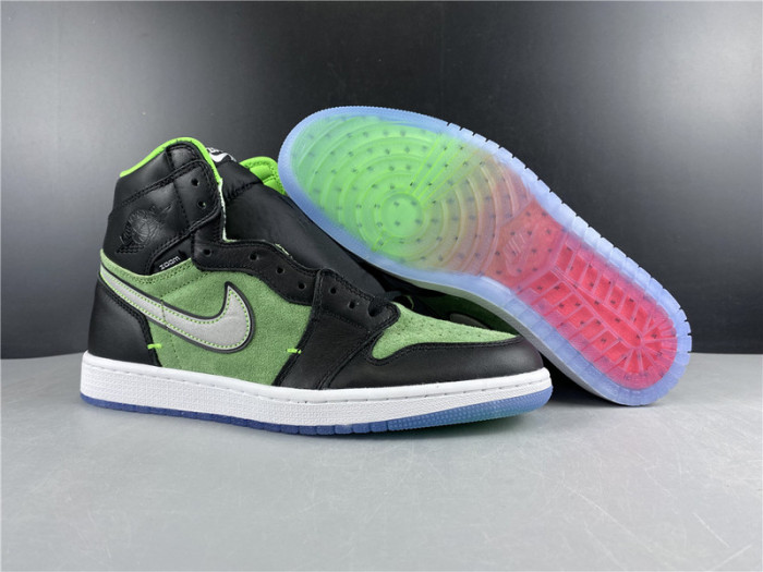 air jordan 1 high zoom “rage green” ck6637-002