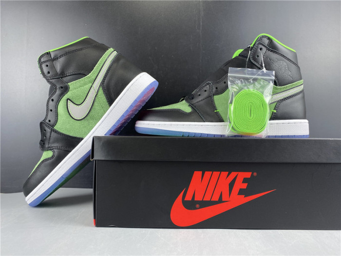 air jordan 1 high zoom “rage green” ck6637-002