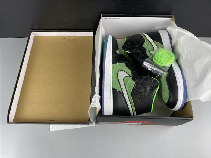 air jordan 1 high zoom “rage green” ck6637-002