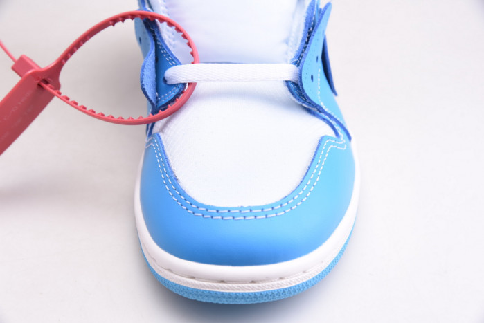 air jordan 1 x ow university blue aq0818-148