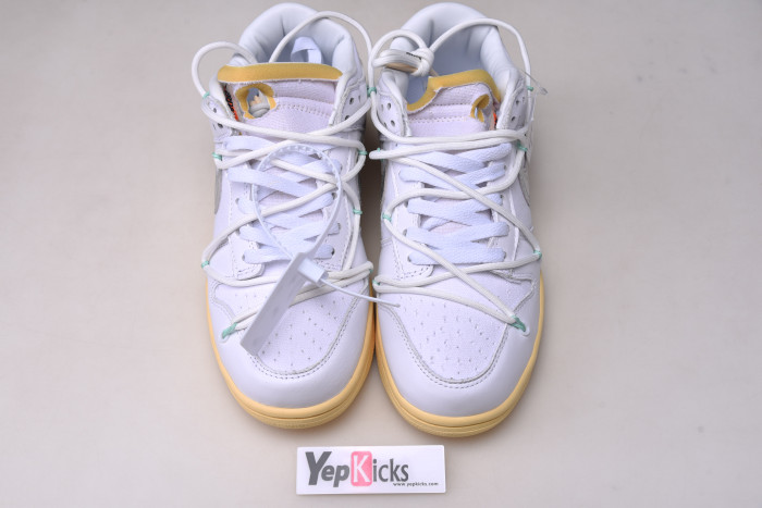 ow x nike dunk low lot 1 dm1602-127