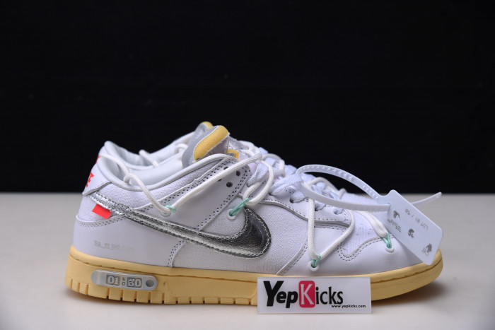 ow x nike dunk low lot 1 dm1602-127