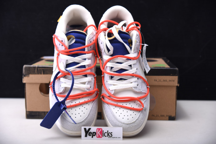 nike dunk low ow lot 13 dj0950-110