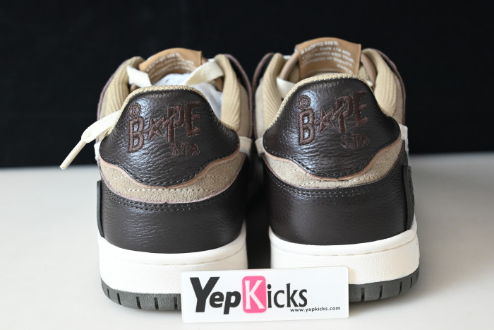 a bathing ape bape sta low brown b028