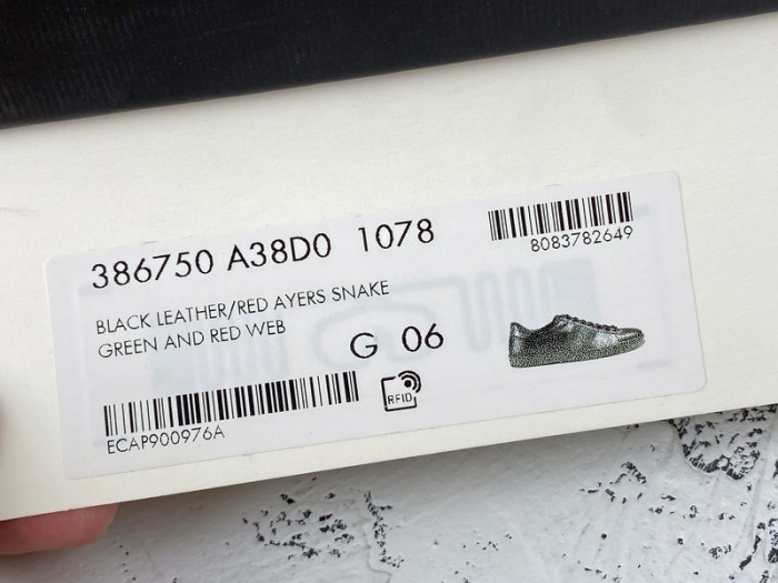 g*u*i ace embroidered low-top sneaker e2271