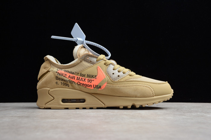 ow nike air max 90 desert ore aa7293-200
