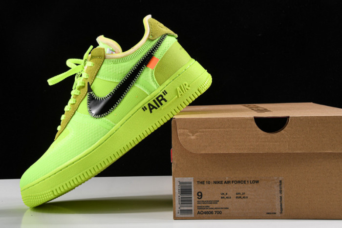 ow nike air force 1 low volt ao4606-700