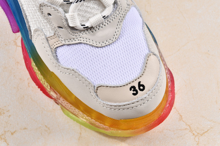 Ba*len*cia*ga triple s trainers clear sole trainer w09o5 8124