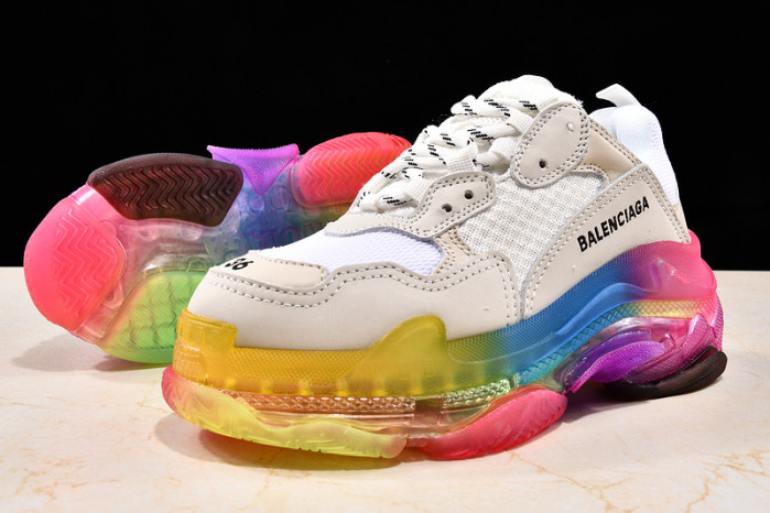 Ba*len*cia*ga triple s trainers clear sole trainer w09o5 8124