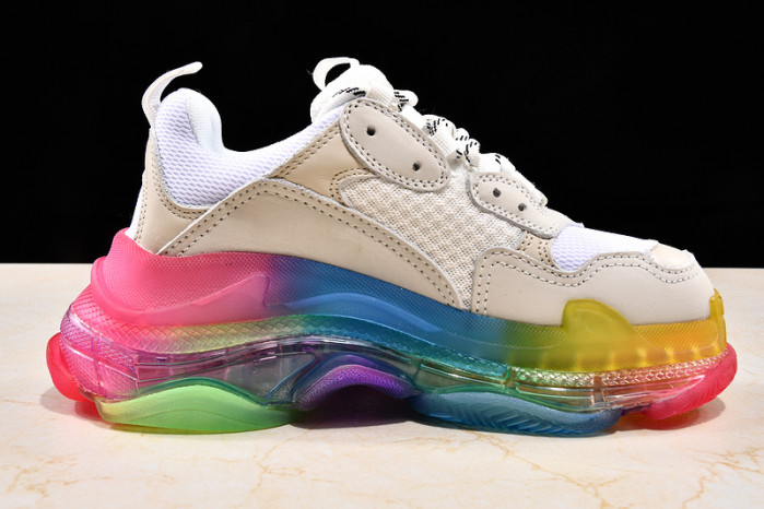 Ba*len*cia*ga triple s trainers clear sole trainer w09o5 8124