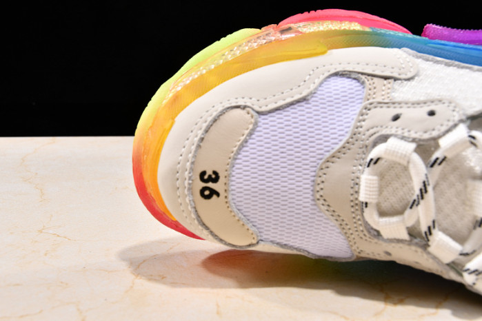 Ba*len*cia*ga triple s trainers clear sole trainer w09o5 8124