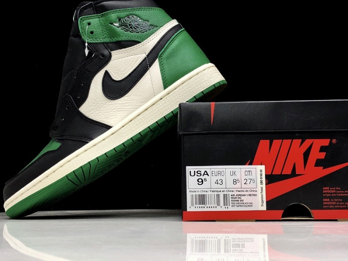 air jordan 1 retro high pine green 555088-302