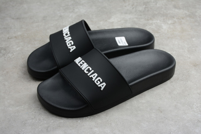Ba*len*cia*ga slippers all black 506347- wal00 -9062