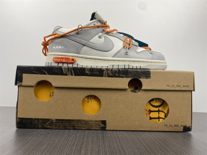 nike dunk low ow lot 44 dm1602-104