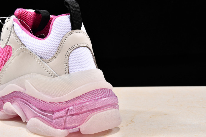 Ba*len*cia*ga triple s trainers clear sole trainer pink w09o5 8127