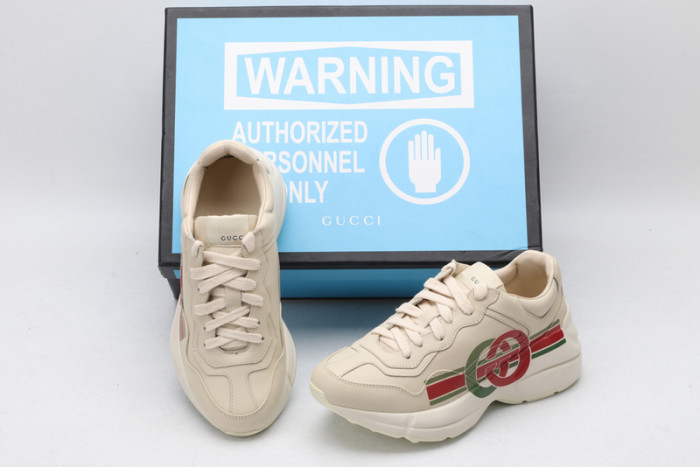 g*u*i ace embroidered low-top sneaker e2287