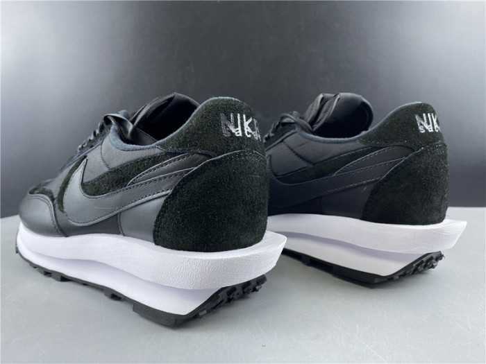 nike ld waffle sacai black nylon bv0073-0021