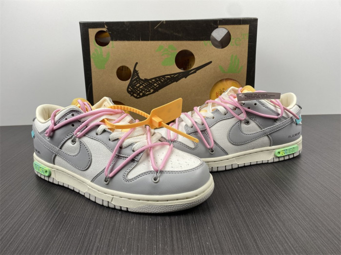 ow x nike dunk lot 9 dm1602-109