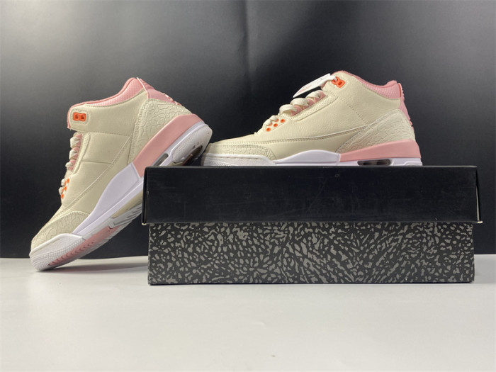 air jordan 3 retro sail rust pink ck9246-116