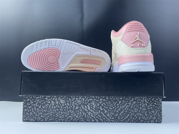 air jordan 3 retro sail rust pink ck9246-116