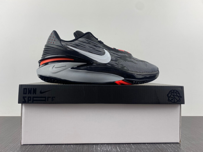 nike zoom gt cut 2 black bright crimson dj6013-001