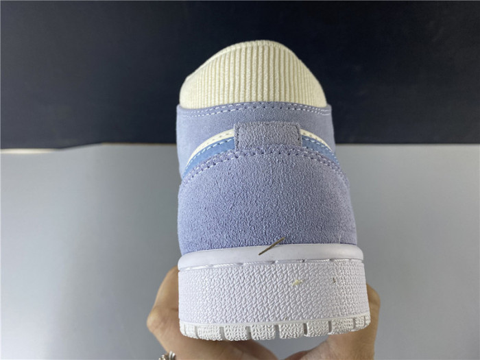 air jordan 1 mid mixed textures blue da4666-100