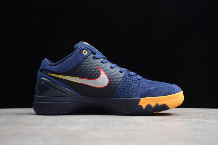 zoom kobe 4 ep navy blue/black/orange av6339-004