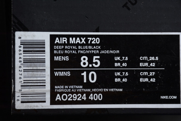 nike air max 720 green carbon ao2924-400