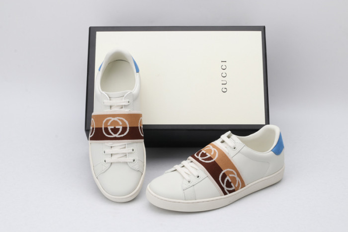 g*u*i ace embroidered low-top sneaker e2321